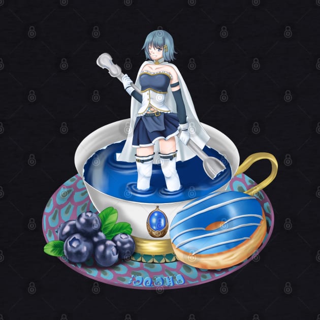 Sayaka in a Teacup by Antonydraws